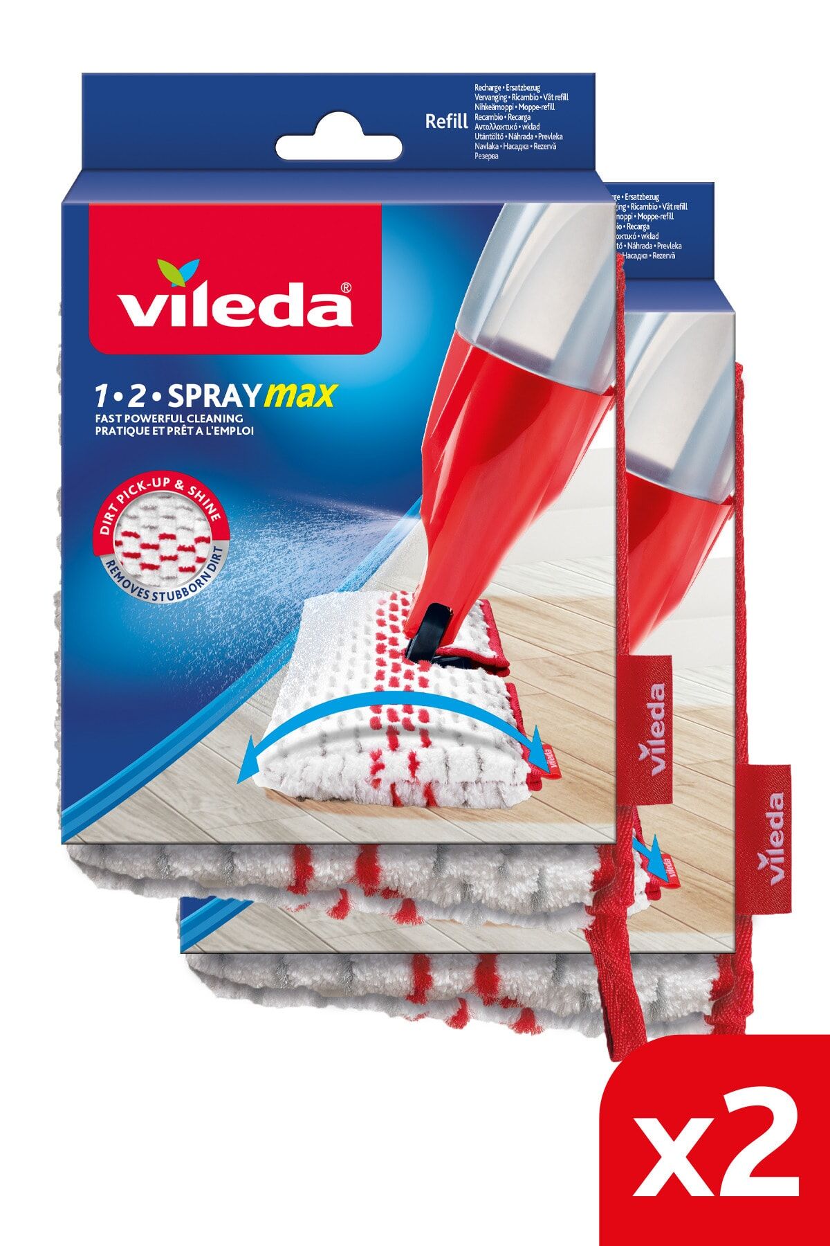 Vileda Sprey Max Yedek Başlık Mop x 2 Adet