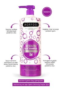 Morfose Keratin Saç Bakım Şampuanı 1000 ml - Besleyici, Koru