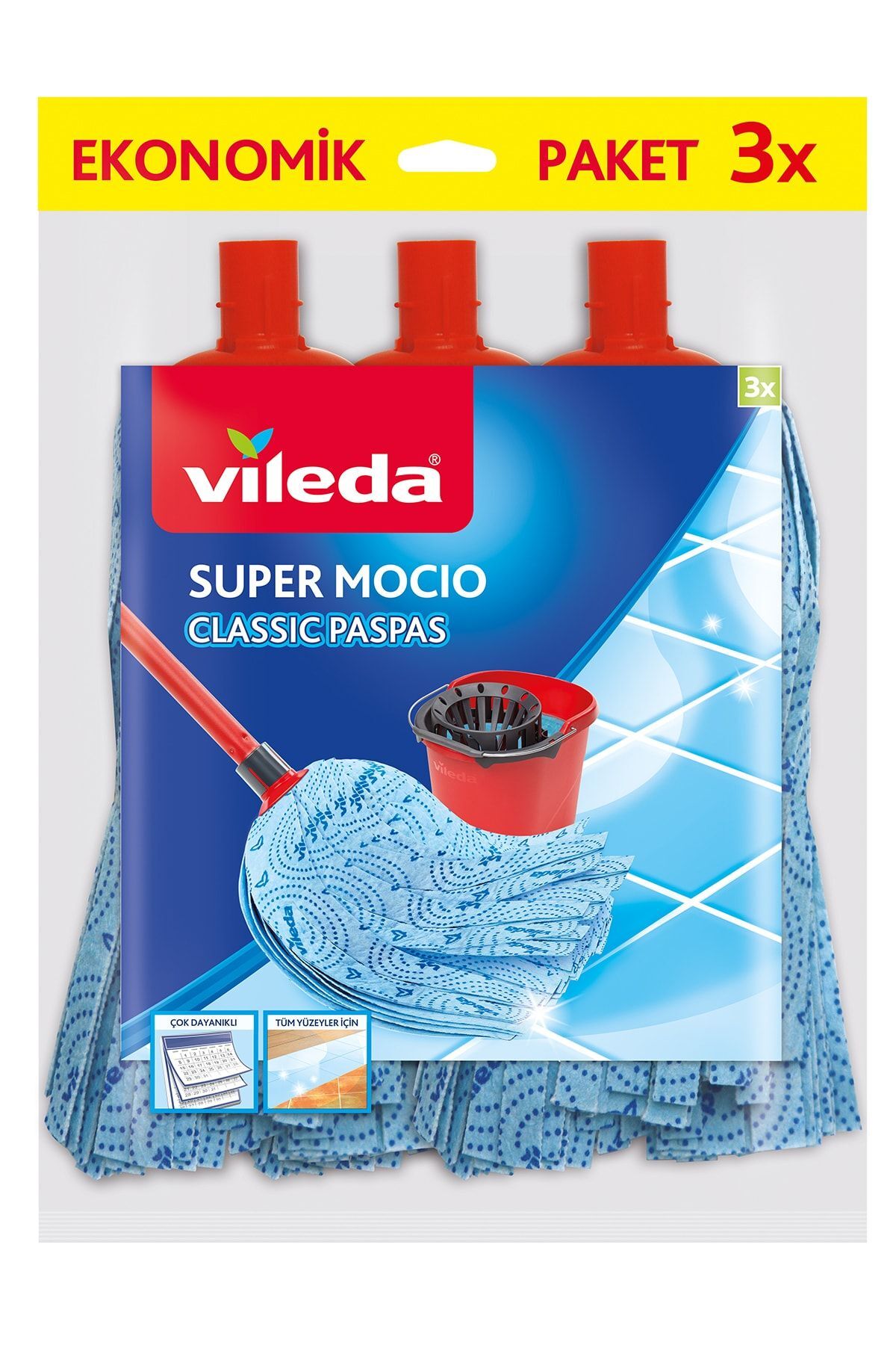 *VİLEDA SUPERMOCIO 3LU EKONOMIK PAKET