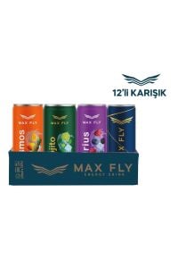Max Fly Enerji İçeceği Karma Paket 250 ml 12 Adet