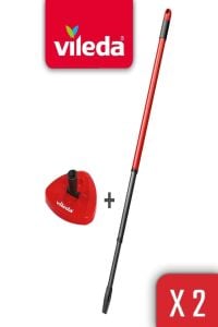 Vileda Turbo Sap + Turbo Classic Üçgen Başlık 2'li Paket