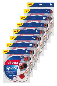 *Vileda Spino Mikrofiberli Yedek Paspas X 8 Adet