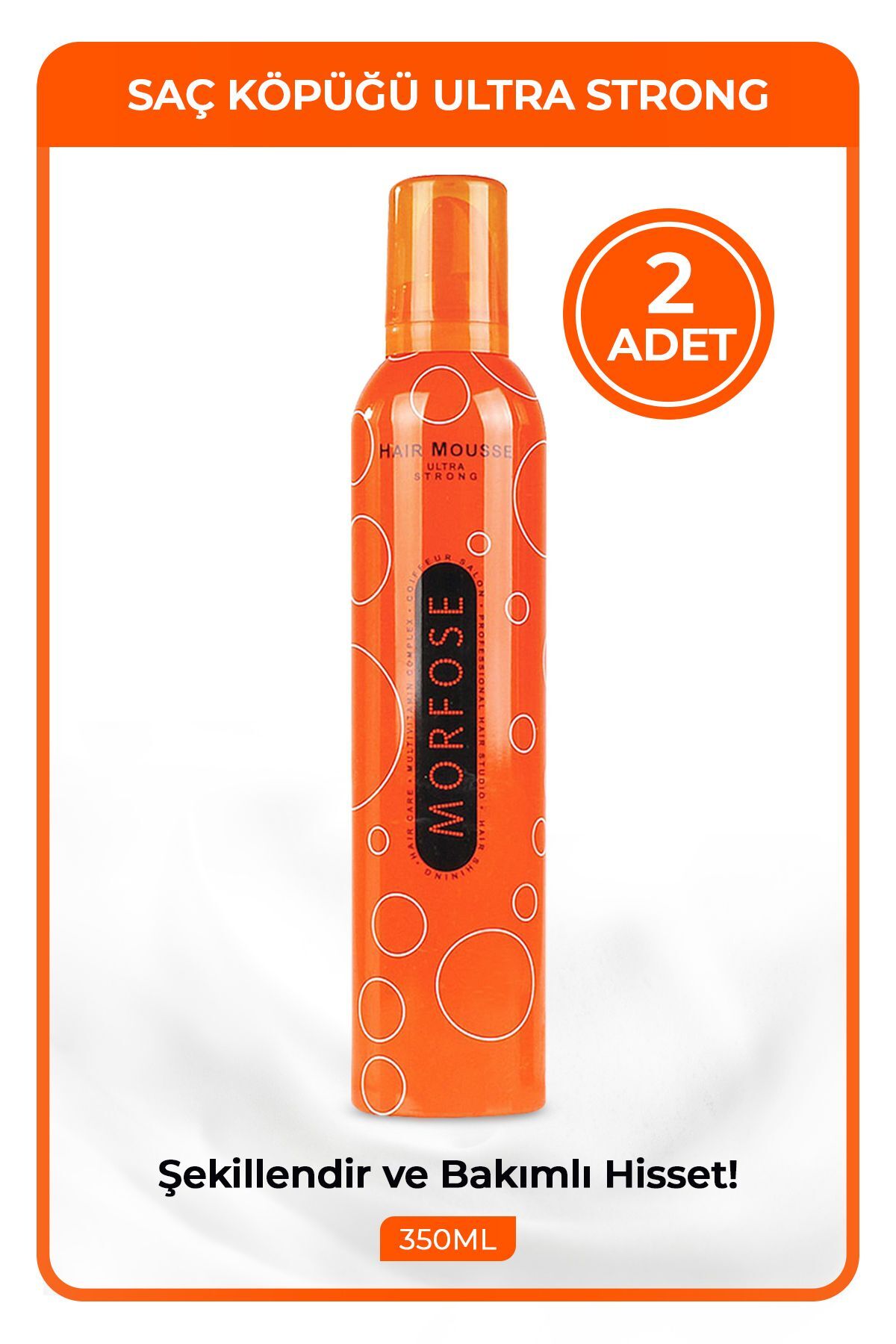 Morfose Saç Köpüğü-Ultra Strong 350 ml X 2 Adet