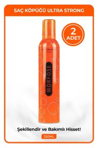 Morfose Turuncu Saç Şekillendirici Köpük (MOUSSE) | Ultra Strong 2x350ml.