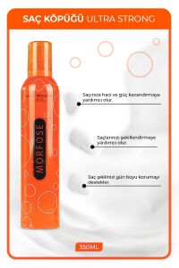 Morfose Saç Köpüğü-Ultra Strong 350 ml X 2 Adet