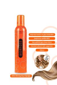 Morfose Saç Köpüğü Ultra Sert Turuncu 350 Ml
