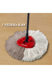 Vileda Turbo Classic Üçgen Başlık Mikrofiber Yedek Paspas x 6 Adet