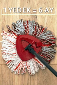 Vileda Turbo 3in1 Üçgen Başlık Mikrofiber Yedek Paspas