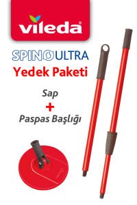 Vileda Spino Ultra Yedek Paketi Sap + Paspas Başlığı
