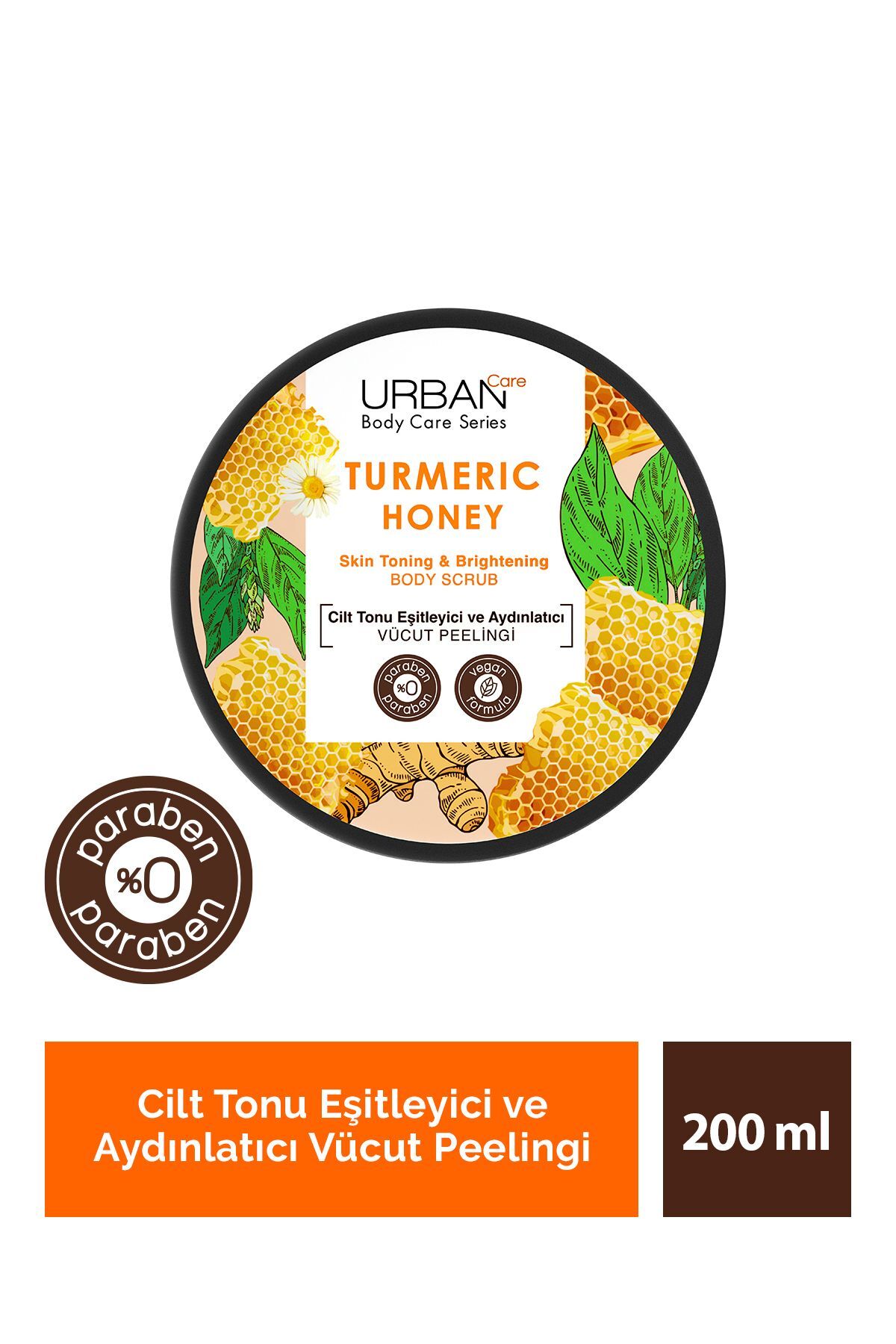 URBAN CARE TURMERIC HONEY PEELİNG200MLx24