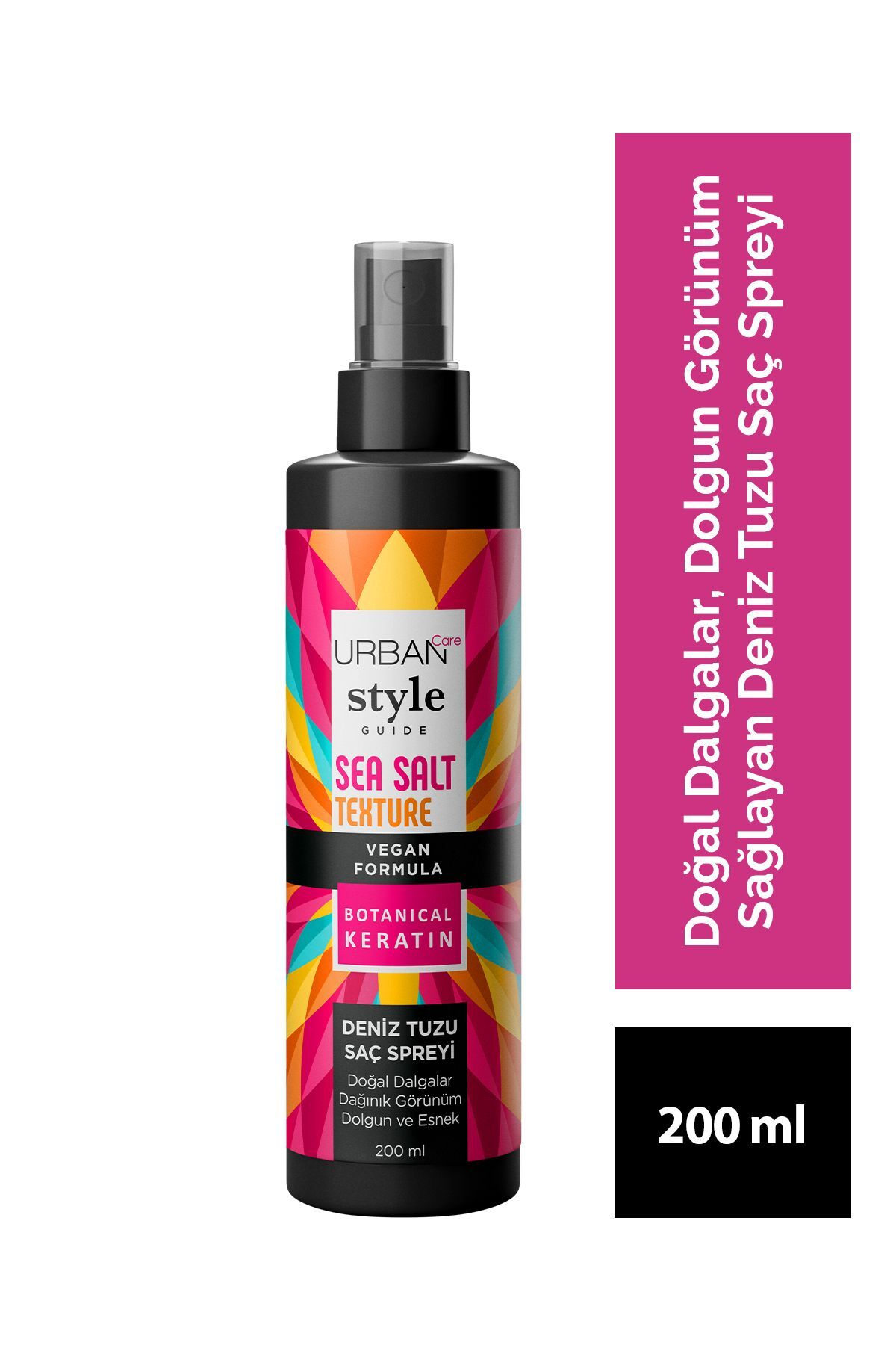 Urban Care Style Guide Deniz Tuzu Etkili Doğal Dalga Sağlayan Saç Spreyi-Vegan-200 ML
