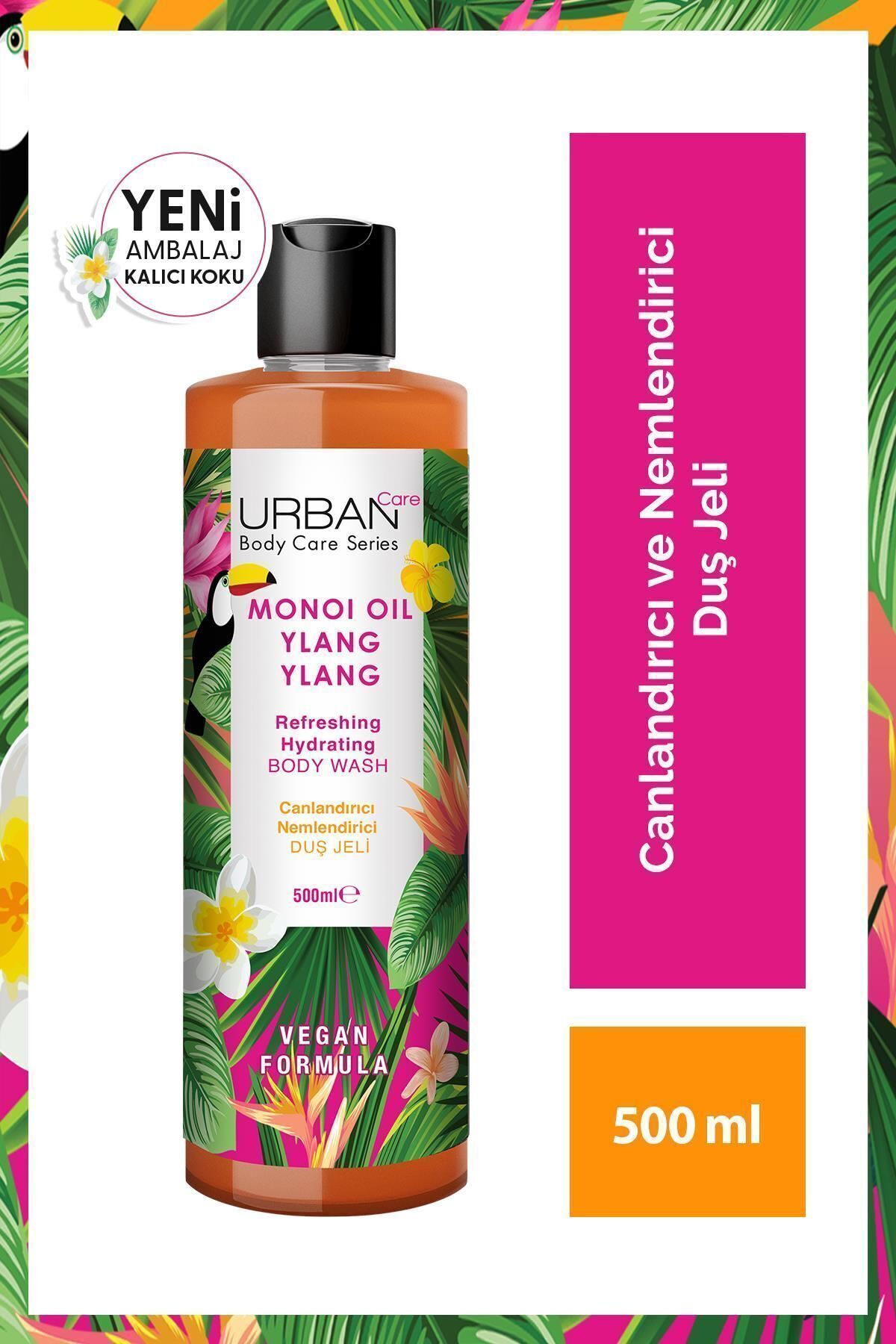 URBAN CARE MONOI OİL&YLANG YLANG 500ML DUŞJELİx12