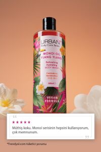 URBAN CARE MONOI OİL&YLANG YLANG 500ML DUŞJELİx12