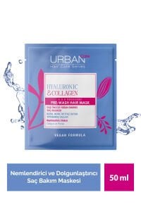 Urban Care Hyaluronik Kolajen Kuru ve Cansız Saçlara Özel Nemlendirici Duş Öncesi Saç Bakım Maskesi-50ml