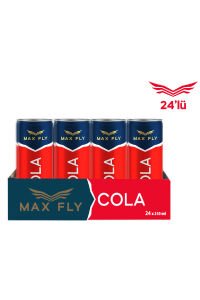 Max Fly Cola 250 ml 24 Adet