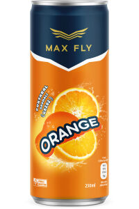 Max Fly Portakal Gazoz 250 ml 24 Adet