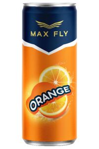Max Fly Portakal Gazoz 250 ml 12 Adet