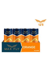 Max Fly Portakal Gazoz 250 ml 12 Adet