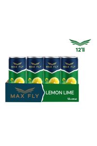 Max Fly Limon Lime Aromalı Gazoz 250 ml 12 adet