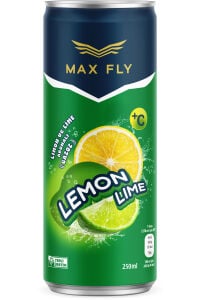 Max Fly Limon Lime Aromalı Gazoz 250 ml 24 adet