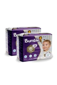 Bumble 6 Numara XLarge Bebek Bezi Eko Paket 48 Adet | 15+ Kg