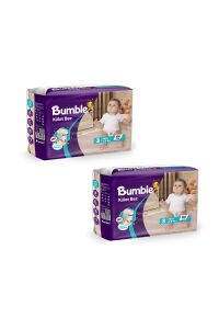 Bumble Midi Külot Bebek Bezi 3 Beden 4-9 Kg Eko Paket 2'li 88 Adet