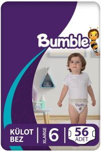 Bumble 6 Numara XLarge Külot Bebek Bezi 56 Adet | 15 Kg