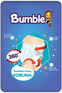 Bumble 4 Numara Maxi Külot Bebek Bezi 80 Adet | 9-14 Kg