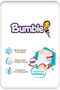 Bumble 4 Numara Maxi Külot Bebek Bezi 80 Adet | 9-14 Kg