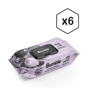 Bumble Hanımeli Islak Mendil 72'li Eko Paket 6'lı