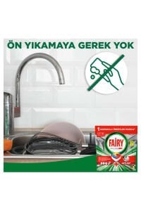 Fairy Platinum Plus Limon Hepsi Bir Arada Bulaşık Makinesi Tabletleri, 30 Tablet