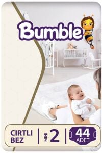 Bumble 2 Numara Mini Bebek Bezi 3-6 Kg 44 Adet