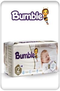 Bumble 2 Numara Mini Bebek Bezi 3-6 Kg 44 Adet