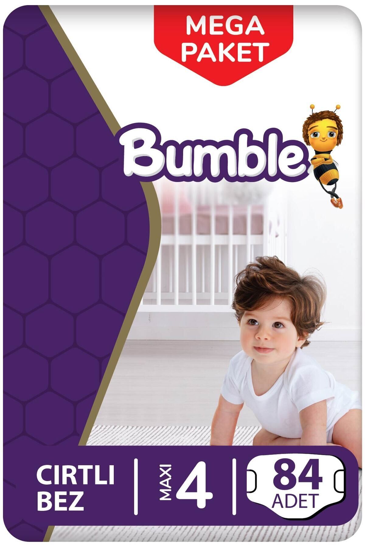 Bumble 4 Numara Maxi Bebek Bezi 7-14 Kg Mega Paket 84 Adet