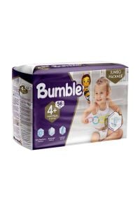 Bumble Maxi Plus Bebek Bezi 4 Beden 9-16 Kg Jumbo Paket 56 Adet