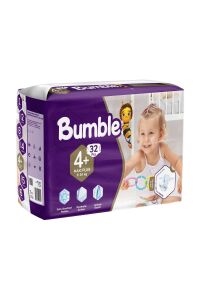 Bumble Maxi Plus Bebek Bezi 4 Beden 9-16 Kg 32 Adet