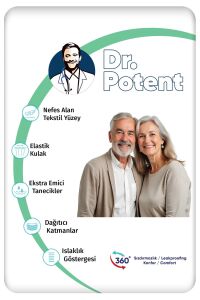 Dr.Potent Bel Bantlı Yetişkin Bezi L Beden (Büyük Boy) 10 Adet