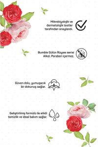 Bumble Gülün Rüyası Islak Mendil 100'lü Eko Paket 6'lı