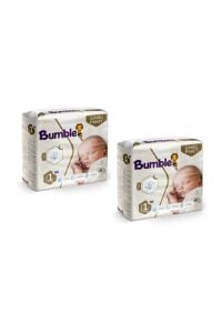 Bumble Yenidoğan Bebek Bezi 1 Beden 2-5 Kg Jumbo Eko Paket 2'li 172 Adet