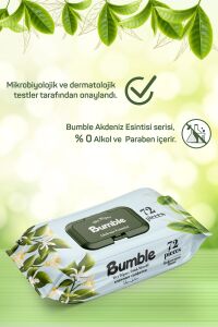 Bumble Akdeniz Esintisi Islak Mendil 72'li Paket
