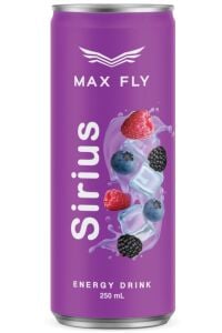 Max Fly Sirius Enerji İçeceği 250 ml 24 Adet