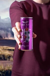 MAX FLY SİRİUS ENERJİ İÇECEĞİ 250 ML 24 ADET