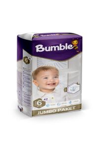 Bumble XLarge Bebek Bezi 6 Beden 15+ Kg Jumbo Paket 42 Adet