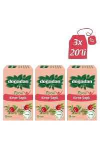 Form Kiraz Saplı Karışık Bitki Çayı 20'li X 3 Adet
