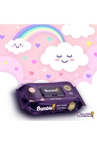 BUMBLE BABY ISLAK MENDİL 100 YAPRAK 12'Lİ PAKET