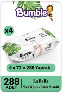Bumble La Bella Islak Mendil 72'li Paket 4'lü
