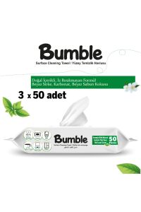 Bumble YÜZEY TEMİZLİK HAVLUSU 50' Lİ X 3 ADET (150 YAPRAK) YENİ