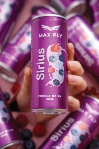 Max Fly Sirius Enerji Içeceği 250 ml 12 Adet