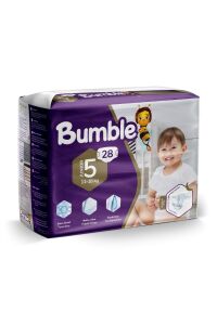 Bumble Junior Bebek Bezi 5 Beden 11-18 Kg 28 Adet
