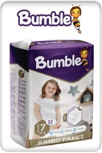 Bumble XXLarge Bebek Bezi 7 Beden 19+ Kg Jumbo Paket 32 Adet